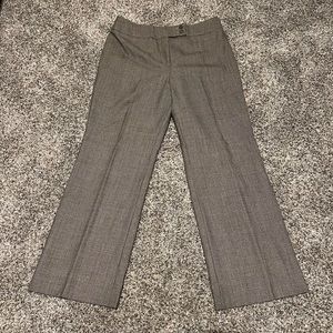 Bernard Zins Paris Wool Plaid Wide Leg Pants